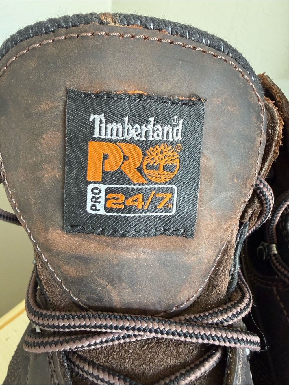 Timberland PRO Pit Boss 6” Steel Toe Work Boots Brown 11.5 Wide 33034
